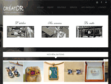 Tablet Screenshot of bijouterie-creator.com